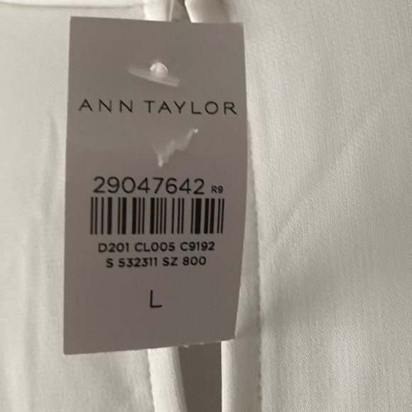 NWT Ann Taylor Size L LS peep hole on front top - Picture 5 of 9